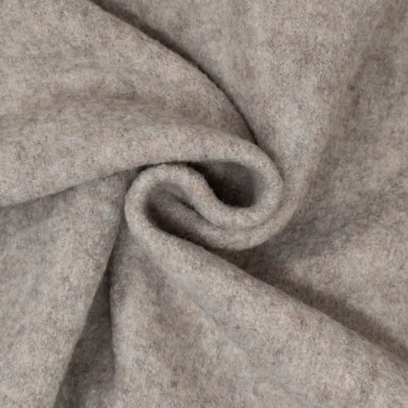 Sonderangebot Walkloden meliert hellbeige