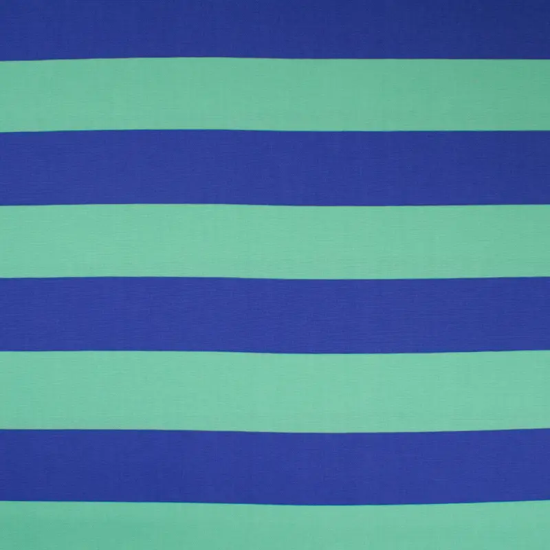 Dekostoff Streifen mint/blau Schnäppchen