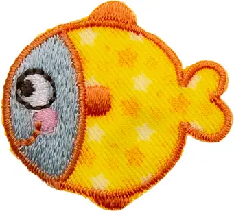 Preisknaller Applikation Fische gelb