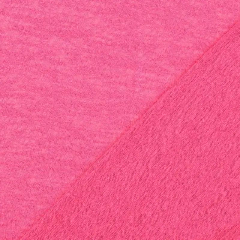 Viskose Strick uni pink Neue Ware