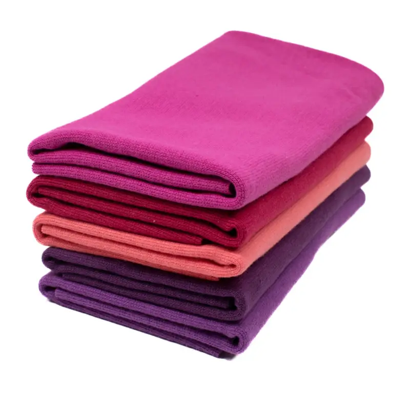 Stoffpaket Bündchen uni pink/lila 5x ca.25 cm (70 cm Umfang) Geprüft