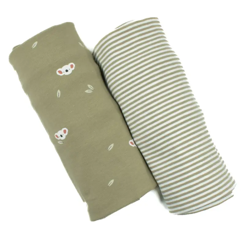 Preisknaller Stoffpaket Jersey olivgrün 2 x 0,5 m