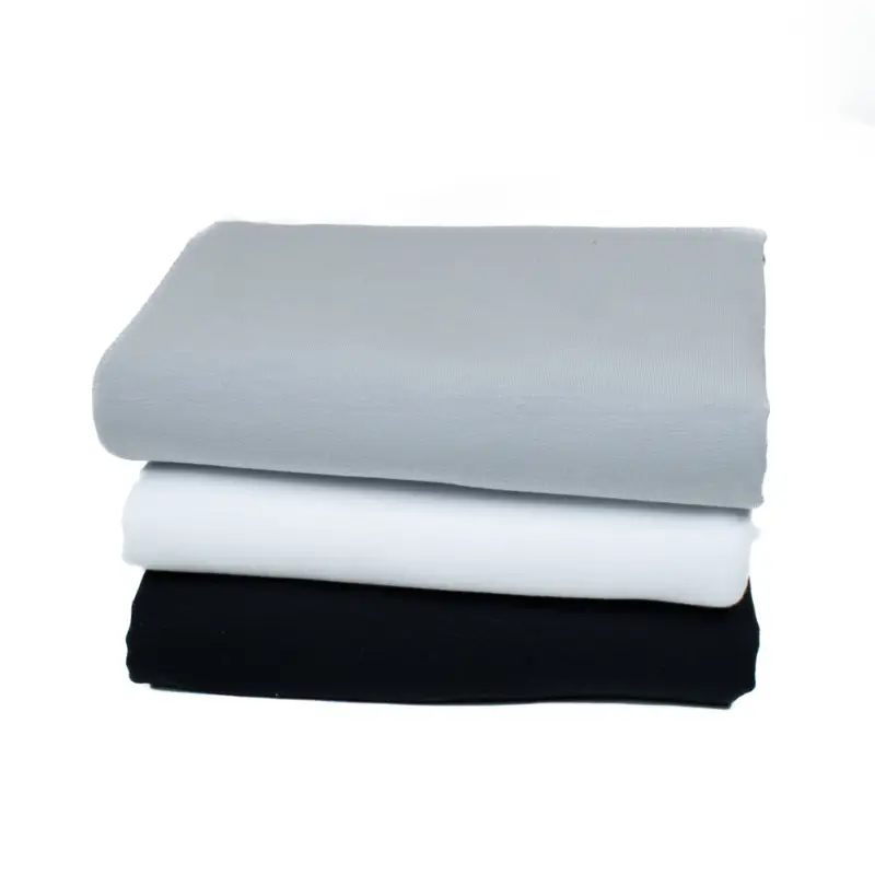 Preisreduziert Stoffpaket French Terry angeraut schwarz 3 x 1 m