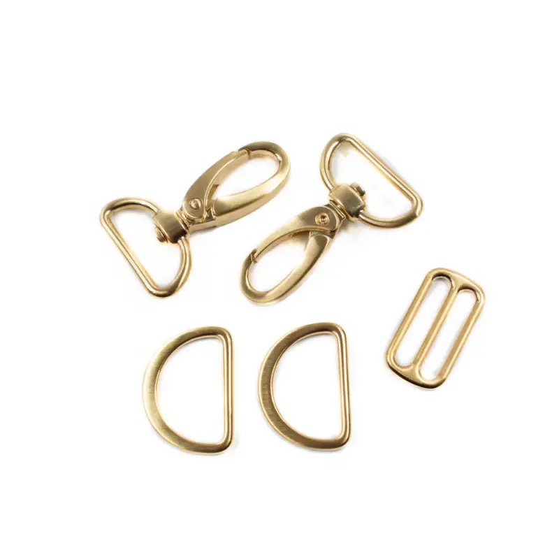 Taschenzubehör-Set 5-teilig 25 mm gold Top-Seller