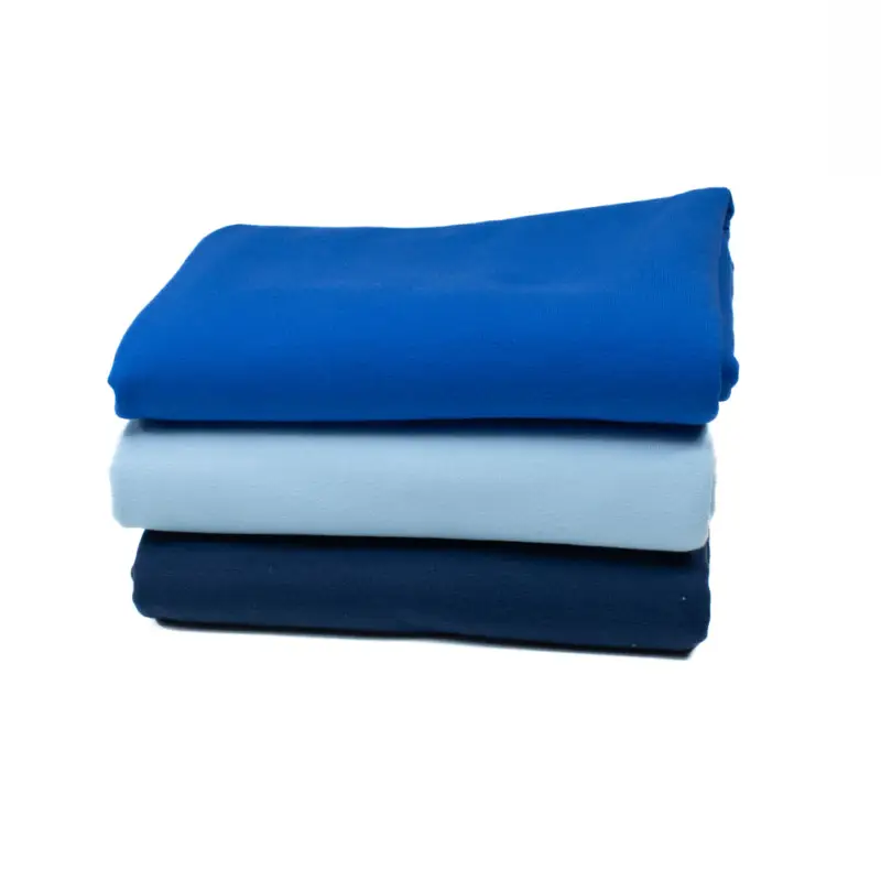 Stoffpaket Baumwolljersey blau 3 x 1 m Must-Have