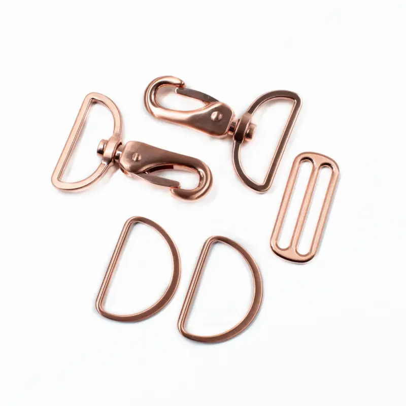 Taschenzubehör-Set 5-teilig 40 mm kupfer Sonderangebot