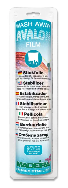 Jetzt Bestellen Madeira Avalon Film Stickfolie wasserlöslich 30 cm