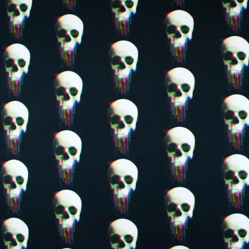 Sichere Zahlung French Terry Skulls