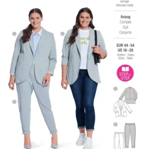 Markenware Schnittmuster "Burda" Anzughose / Anzugjacke 5935