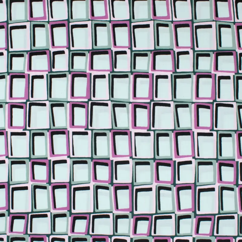 Viskosestoff Geometrisch mint Abverkauf