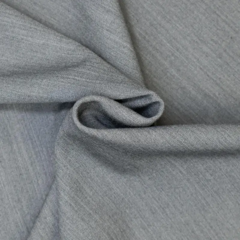 Knallerangebot Stretch Twill uni meliert grau