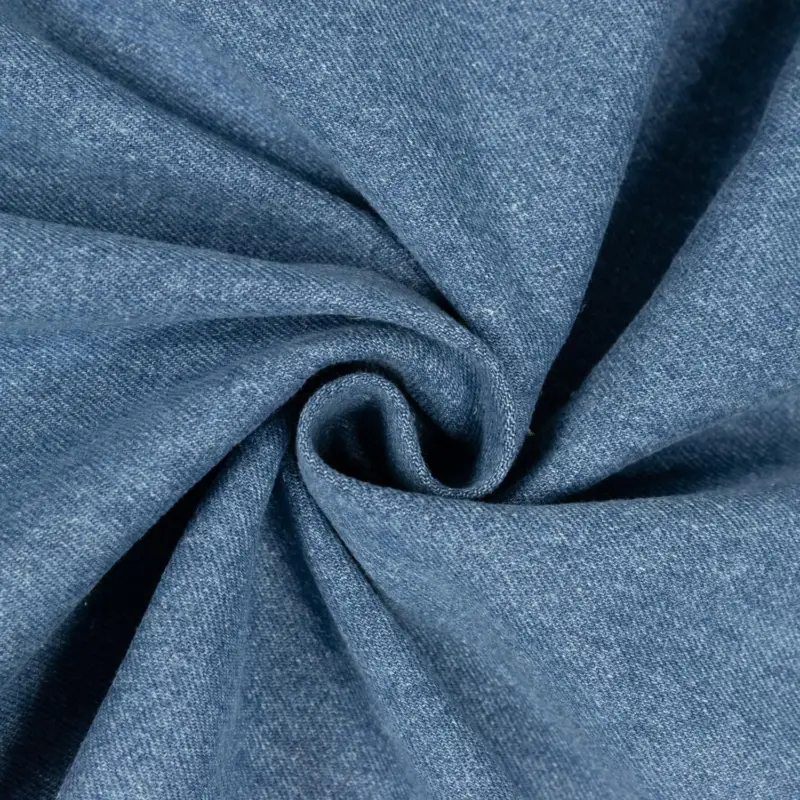 Rest 0,80 Meter - Jeansstoff hell jeansblau Markenware