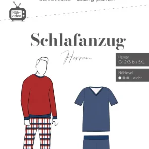 Schnittmuster "Fadenkäfer" Schlafanzug Herren Ausverkauf