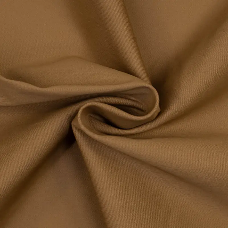 Preiswert Baumwoll Elastic Twill uni camel