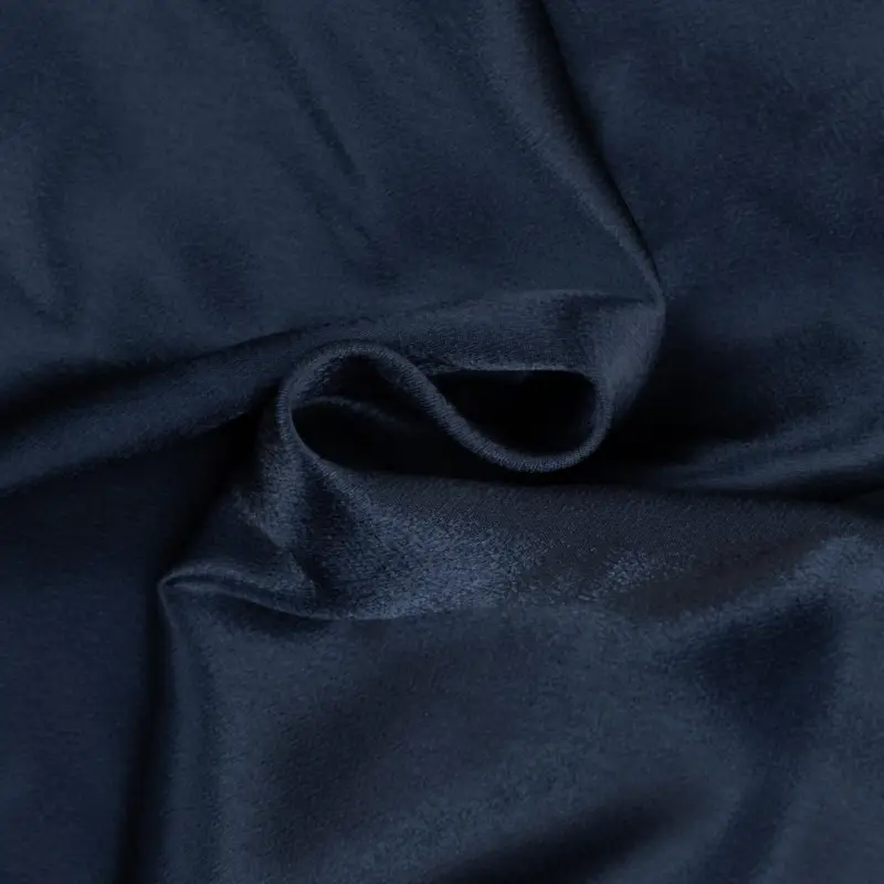 Viskosestoff Satin uni marine Begrenztes Angebot