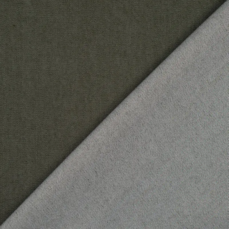 Zertifiziert Stretch Jeans uni oliv