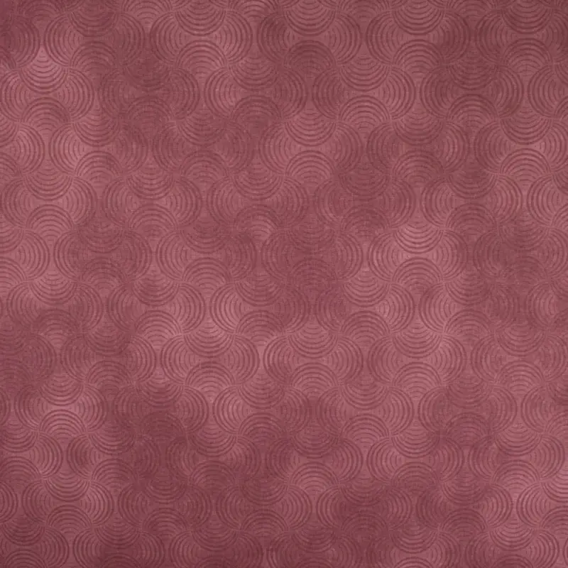Beliebt Baumwollstoff Popeline geometrisch weinrot