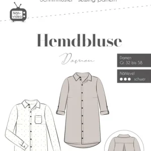 Sonderaktion Schnittmuster "Fadenkäfer" Hemdbluse Damen