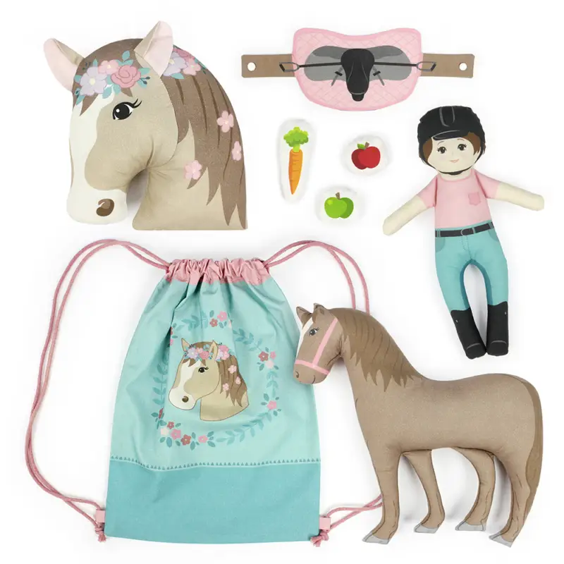 Kullaloo Cut & Sew Panel "Horse Love" Baumwolle Knallerangebot
