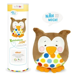 Kullaloo Materialset Eule "Lou" braun Neu Im Sortiment
