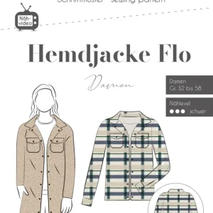 Schnittmuster "Fadenkäfer" Flo Damen Hemdjacke Mega-Angebot