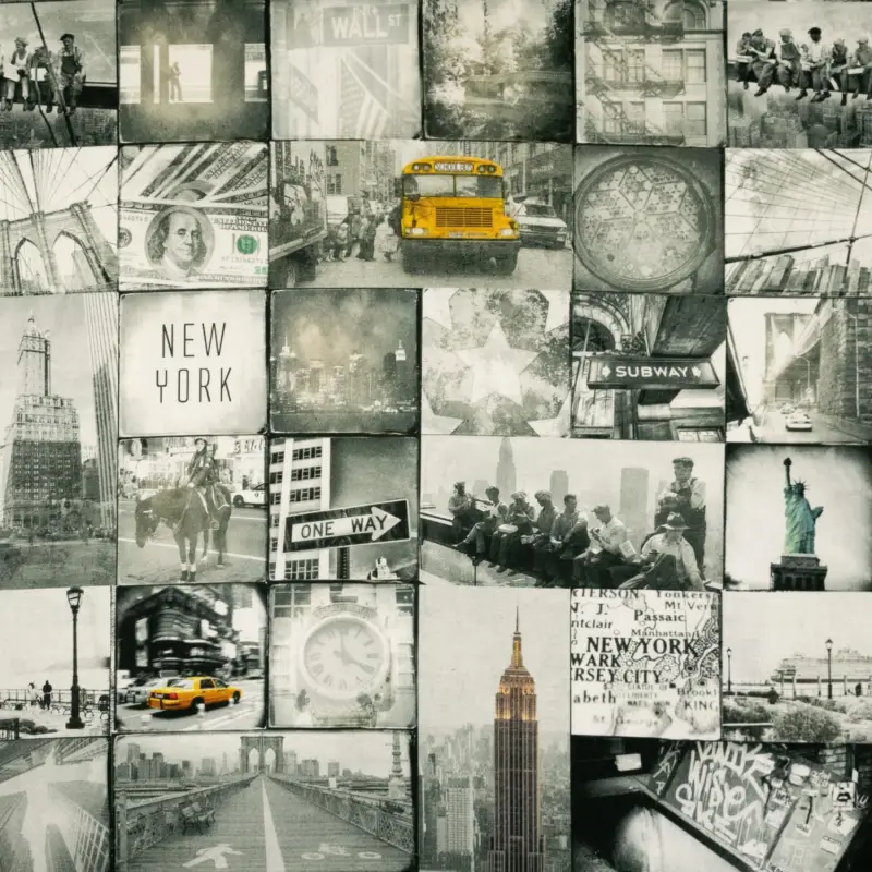 Super-Preis Dekostoff Big Citys New York