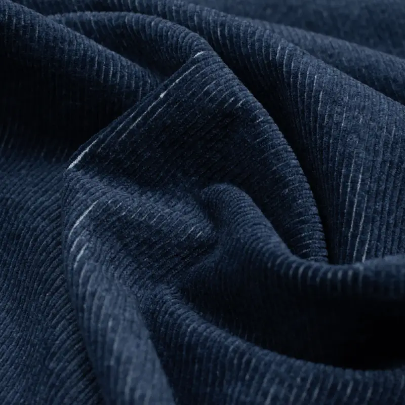 Cordstoff Jeansoptik dunkeljeansblau Billig