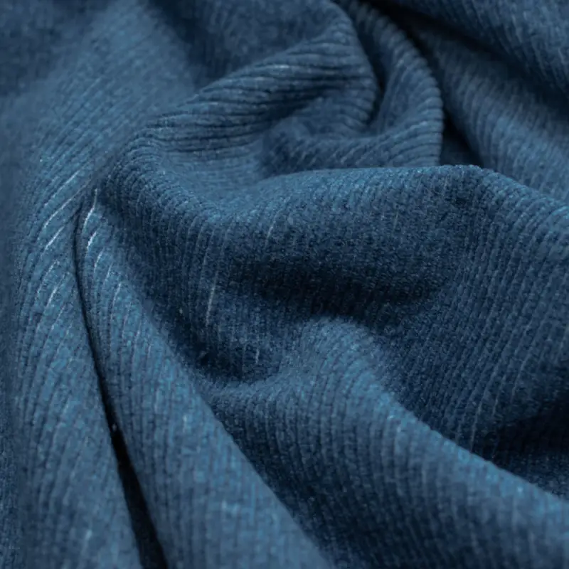 Top-Preis Cordstoff Jeansoptik jeansblau