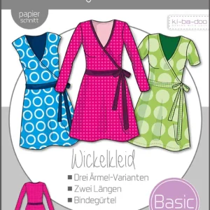Wochenendangebot Schnittmuster kibadoo Damen Basic Wickelkleid