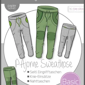 Neue Kollektion Schnittmuster kibadoo Sweat-Hose PAjorne