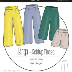 Markenprodukt Schnittmuster Kibadoo Schlupfhose Birga