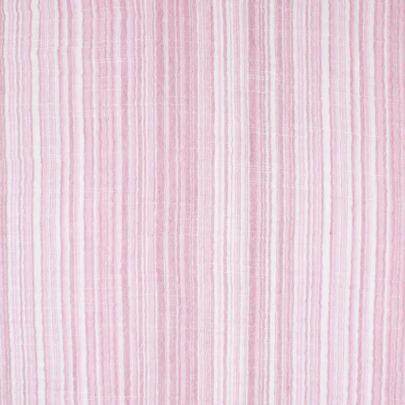 Angebot Baumwoll Double Gauze Musselin Streifen rosa