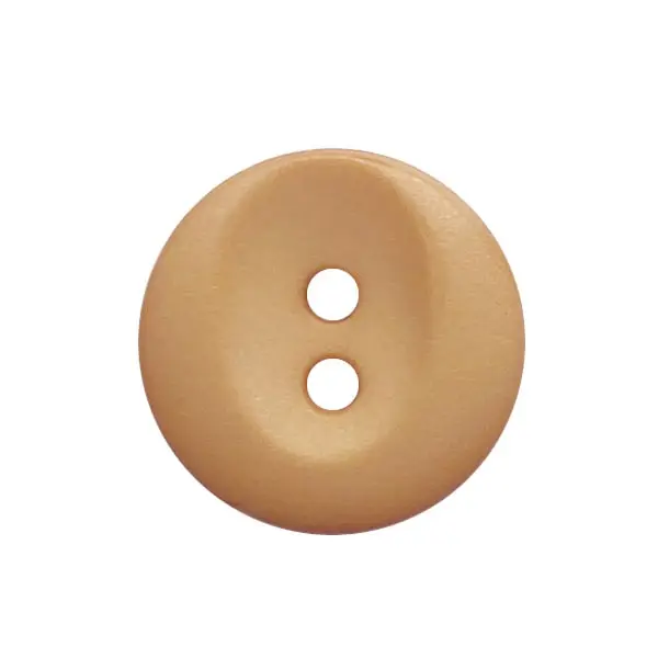 Direktkauf Polyamidknopf rund 13 mm beige