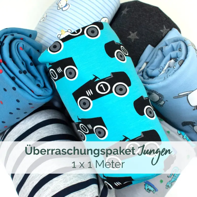 Überraschungsstoffpaket Junge 1 x 1 Meter Direkt Vom Hersteller