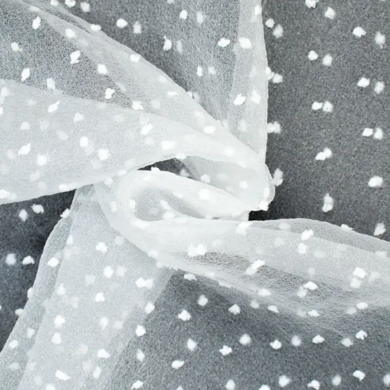 Jetzt Bestellen Tüll Dots weiß