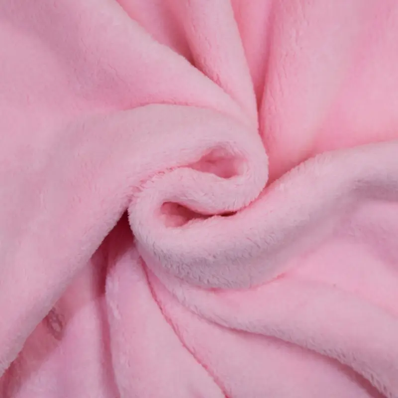 Rest 0,70 Meter - Wellness Fleece uni rosa Billig