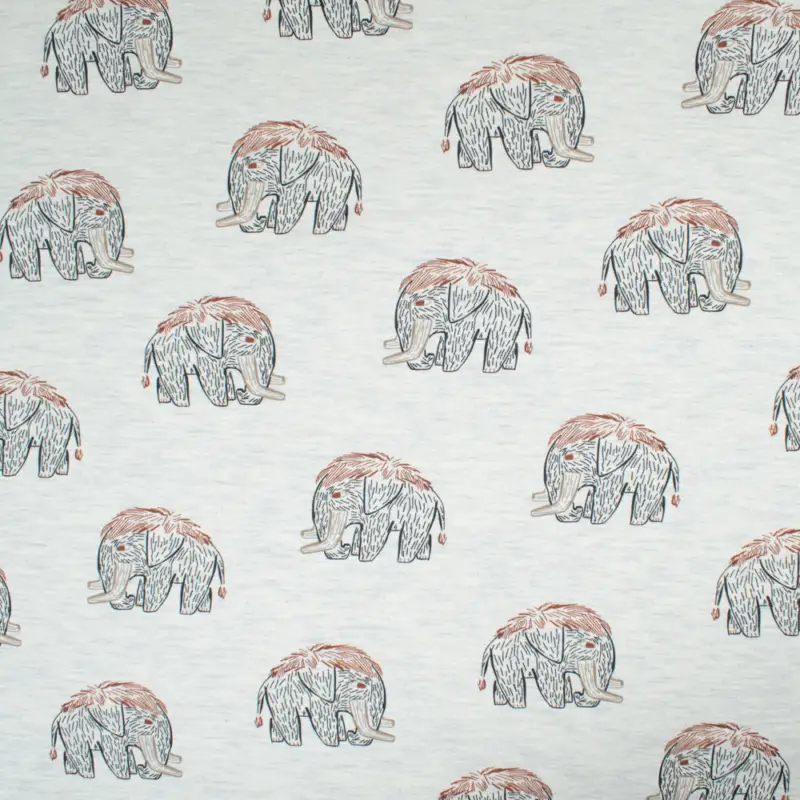 Beliebt Jersey meliert Mammut meliert natur