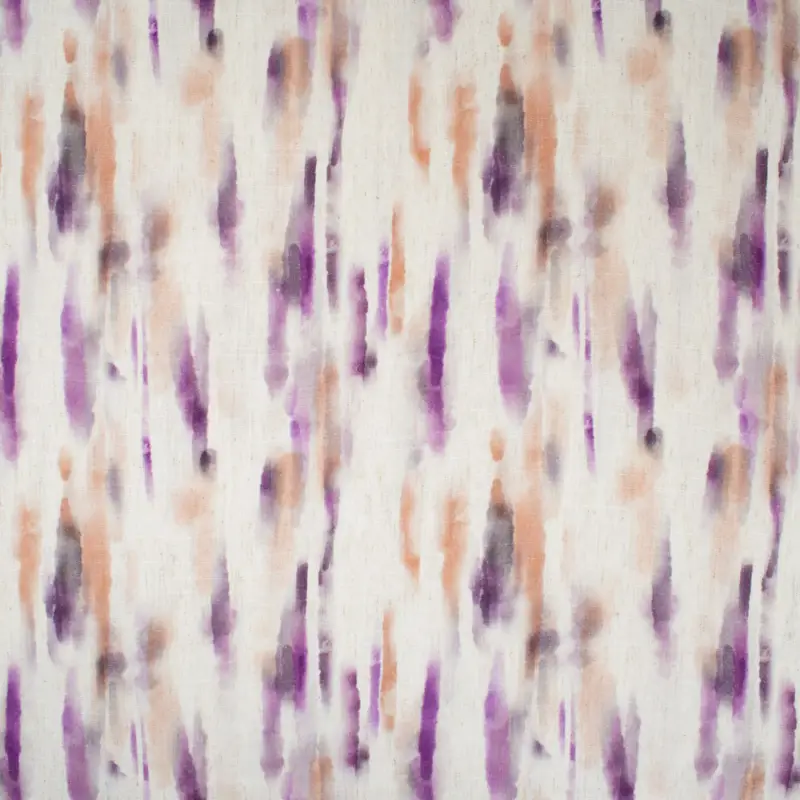 Viskose Leinen Stoff Digitaldruck aquarell Abstrakt natur lila Letzte Chance