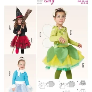 Begrenztes Angebot Schnittmuster "Burda" Kostüm Fasching Karneval Hexe & Eisprinzessin 2371