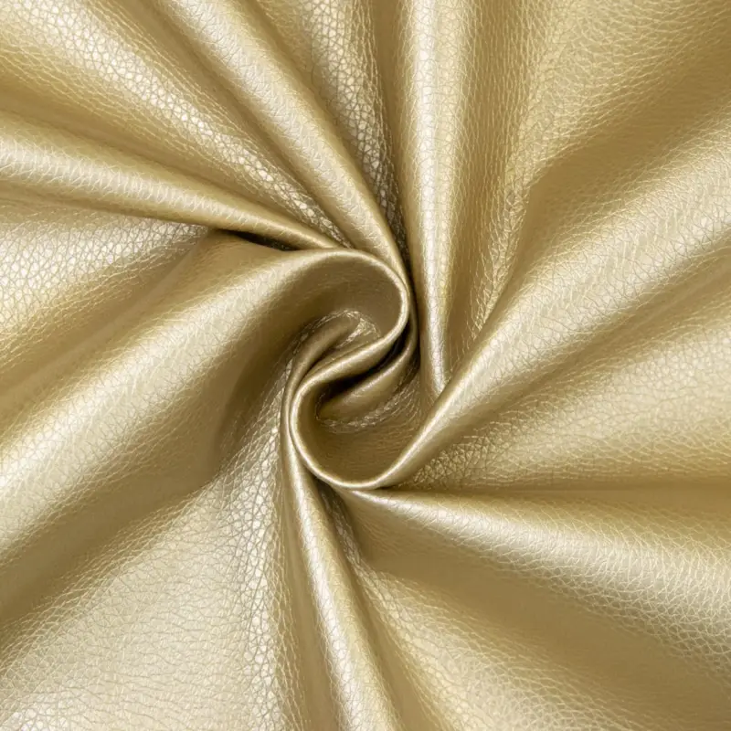 Super-Preis Lederimitat uni gold