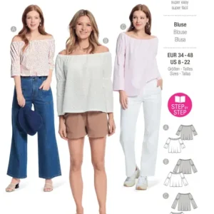 Abverkauf Schnittmuster "Burda" Carmenbluse 5904