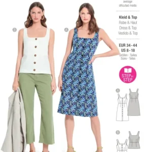 Schnittmuster "Burda" Trägerkleid & Top 5922 Highlight
