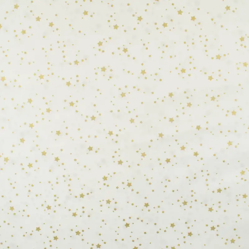 Super-Preis Baumwollstoff Popeline kleine Sterne natur