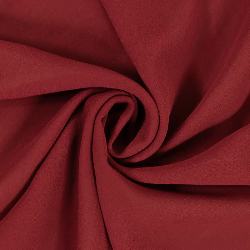 Super-Preis Chiffon uni weinrot
