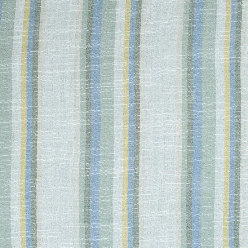 Baumwoll Double Gauze Streifen lindgrün Markenware