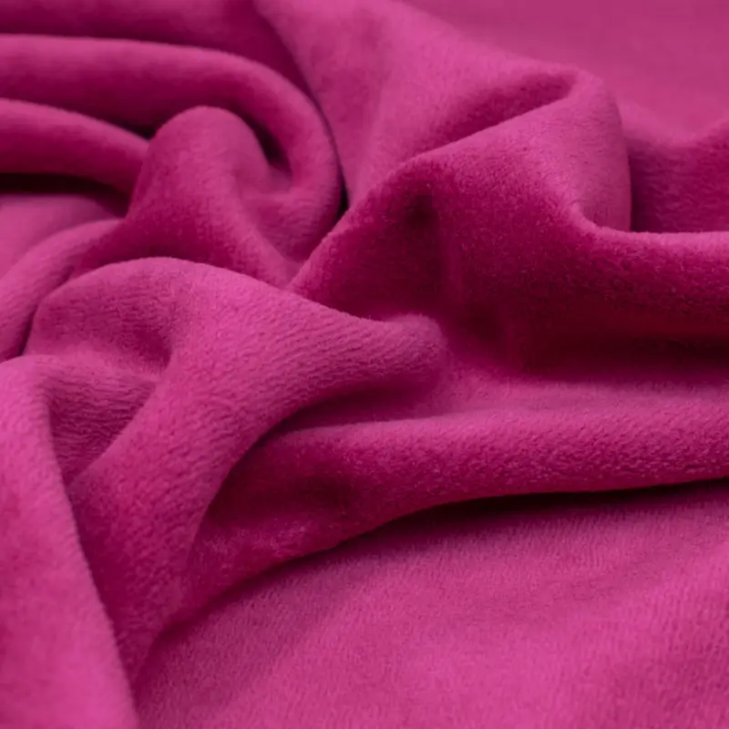 Versand Am Gleichen Tag Nickistoff uni dunkel pink