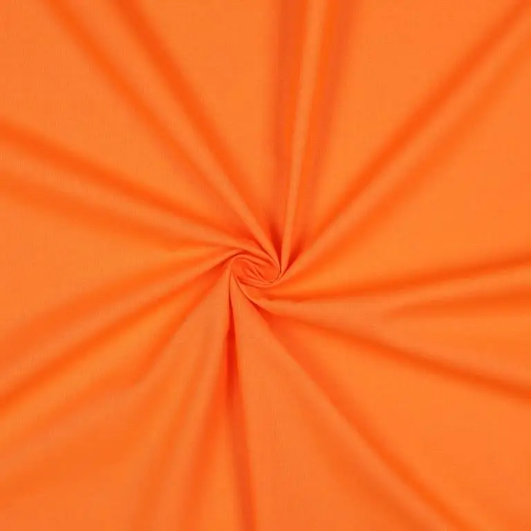 Top-Angebot Baumwollstoff Popeline uni orange