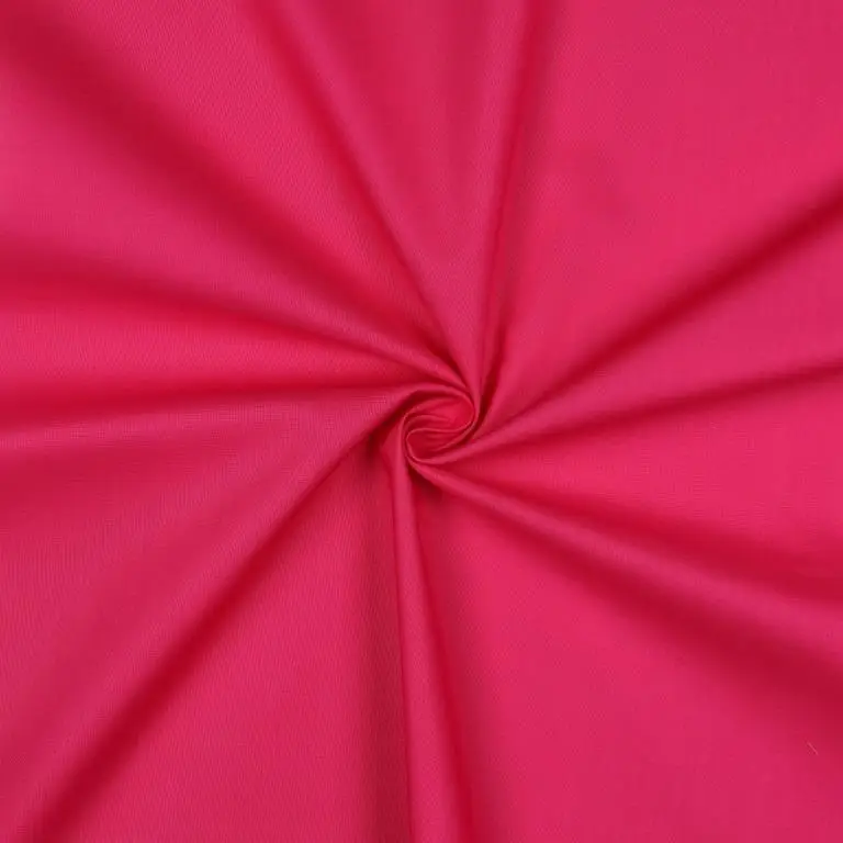 Baumwollstoff Popeline uni pink Echt