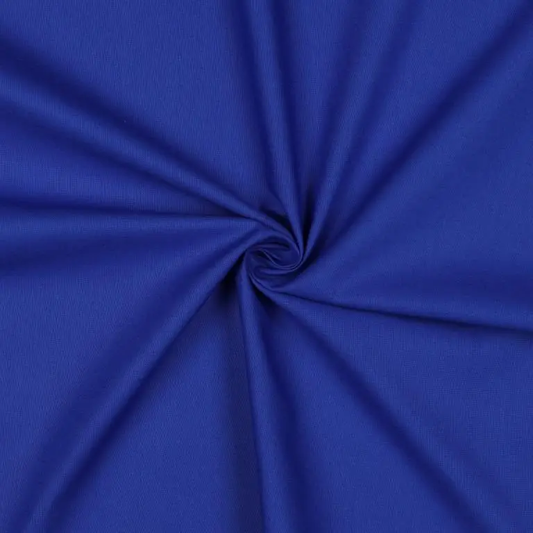 Baumwollstoff Popeline uni royalblau Finale Aktion
