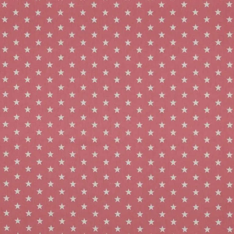 Baumwollstoff Popeline Sterne rosa Mega-Angebot
